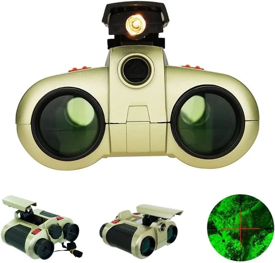 دوربین دید در شب پلاستیکی با نور، دوربین دوچشمی 4X30 با وضوح بالا برای بزرگسالان، مناسب کوهنوردی در فضای باز دوربین دید در شب پلاستیکی با نور، دوربین دوچشمی 4X30 با وضوح بالا برای بزرگسالان، مناسب کوهنوردی در فضای باز