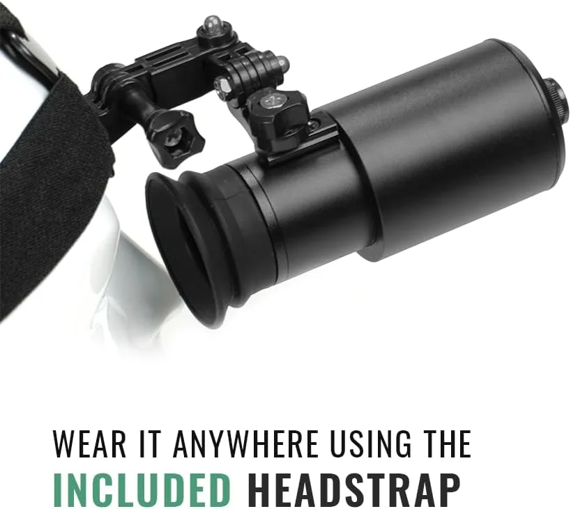 عینک دید در شب دیجیتال مکس 2.0 و عینک حرارتی/NV فیوژن 3.0 - نصب روی سر و کلاه، دید گسترده، لنز 1x، تک چشمی حرارتی مادون قرمز قابل شارژ USB NVG برای CQB Airsoft، ابزار آموزش تاکتیکی