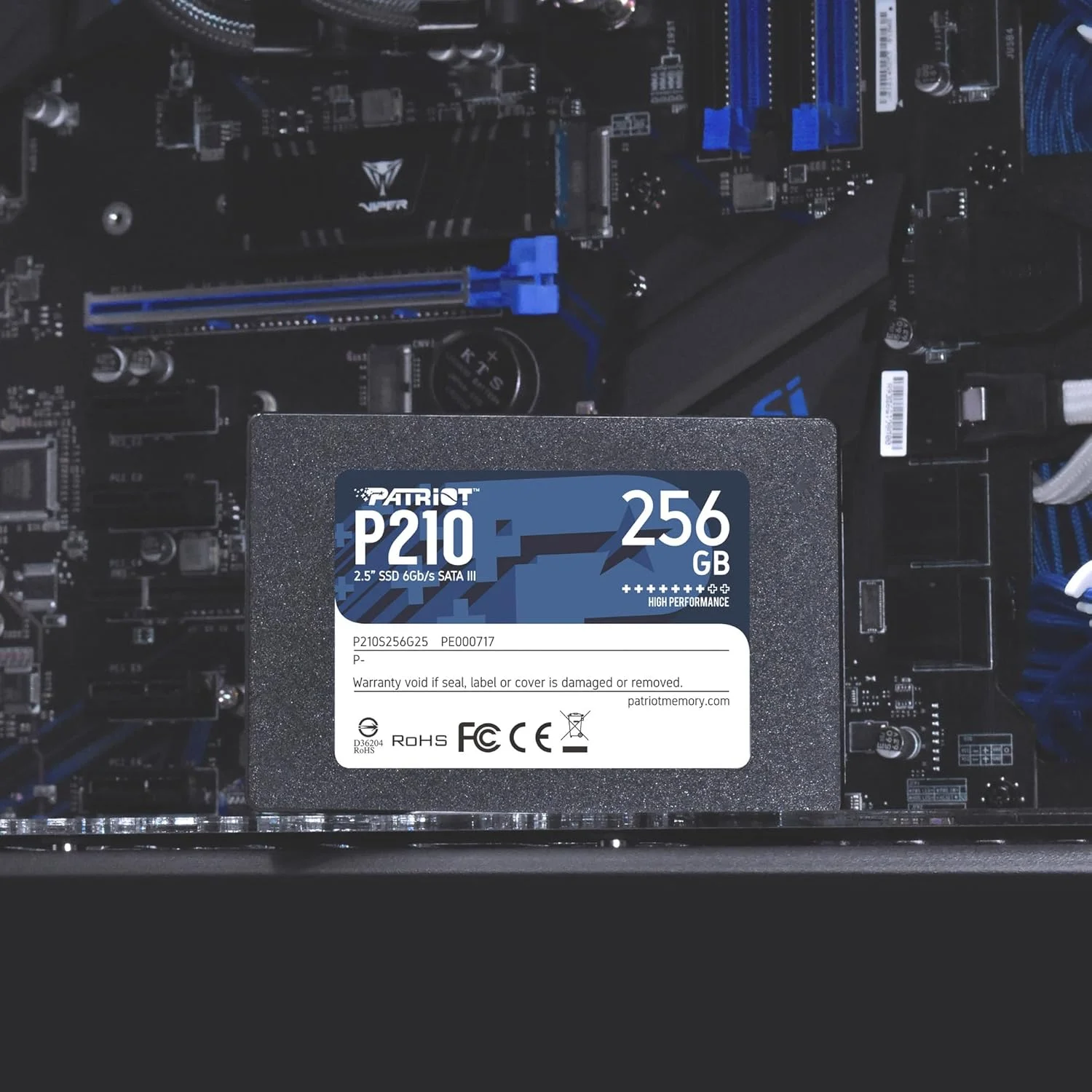 درایو حالت جامد 2.5 اینچی Patriot Memory P210 SATA 3 با ظرفیت 256 گیگابایت، مدل P210S256G25