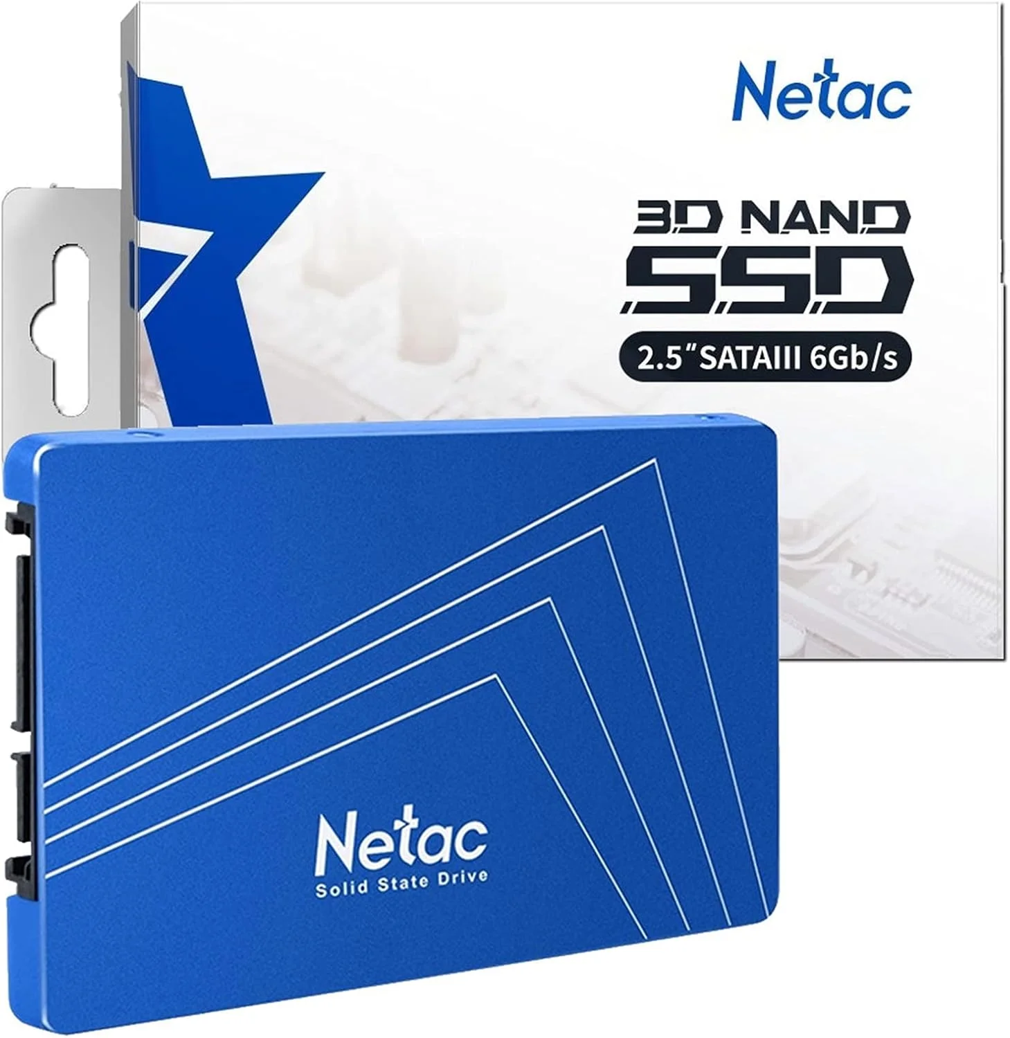 حافظه اس اس دی 240 گیگابایتی Netac N535S، 2.5 اینچی، SATA3، 3D TLC NAND، سرعت خواندن/نوشتن 540/490 مگابایت بر ثانیه، 7 میلی‌متری