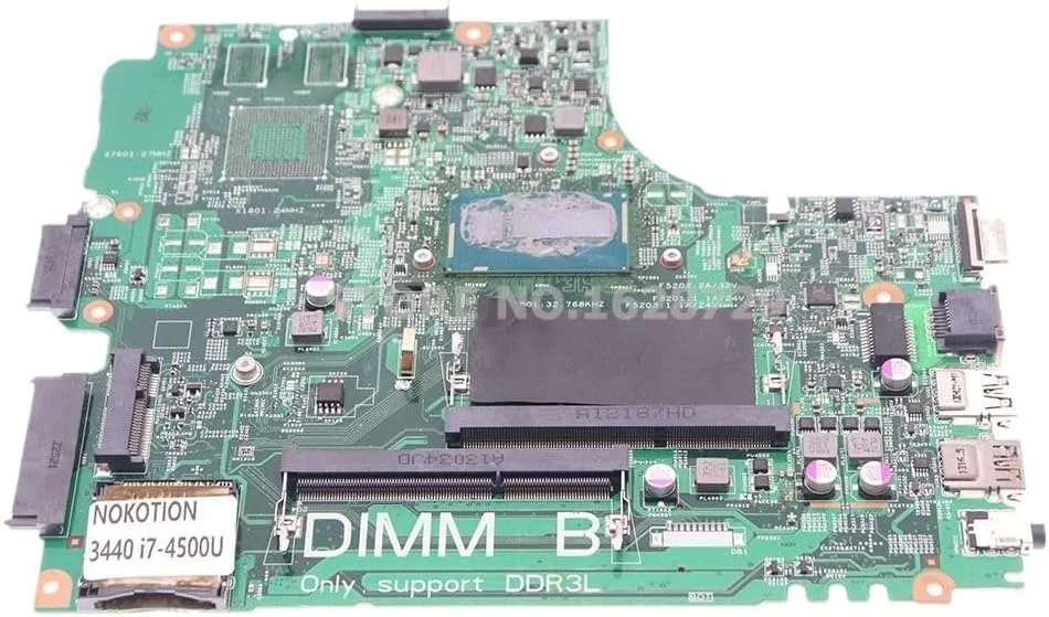 مادربرد لپ تاپ Latitude 3440 مدل CN-6O0106 6O0106 DL340-HSW MB 13221-1 WVPHP با پردازنده I3 I5 I7 (پردازنده I5 4210U)