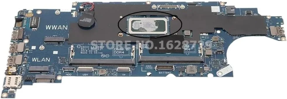 مادربرد لپ تاپ Latitude 5400 مدل EDC41 LA-G892P CN-03CY3R CN-03CY3R CN-06RVRC CN-05T75M با پردازنده نسل هشتم (SRFFX I5-8265U)