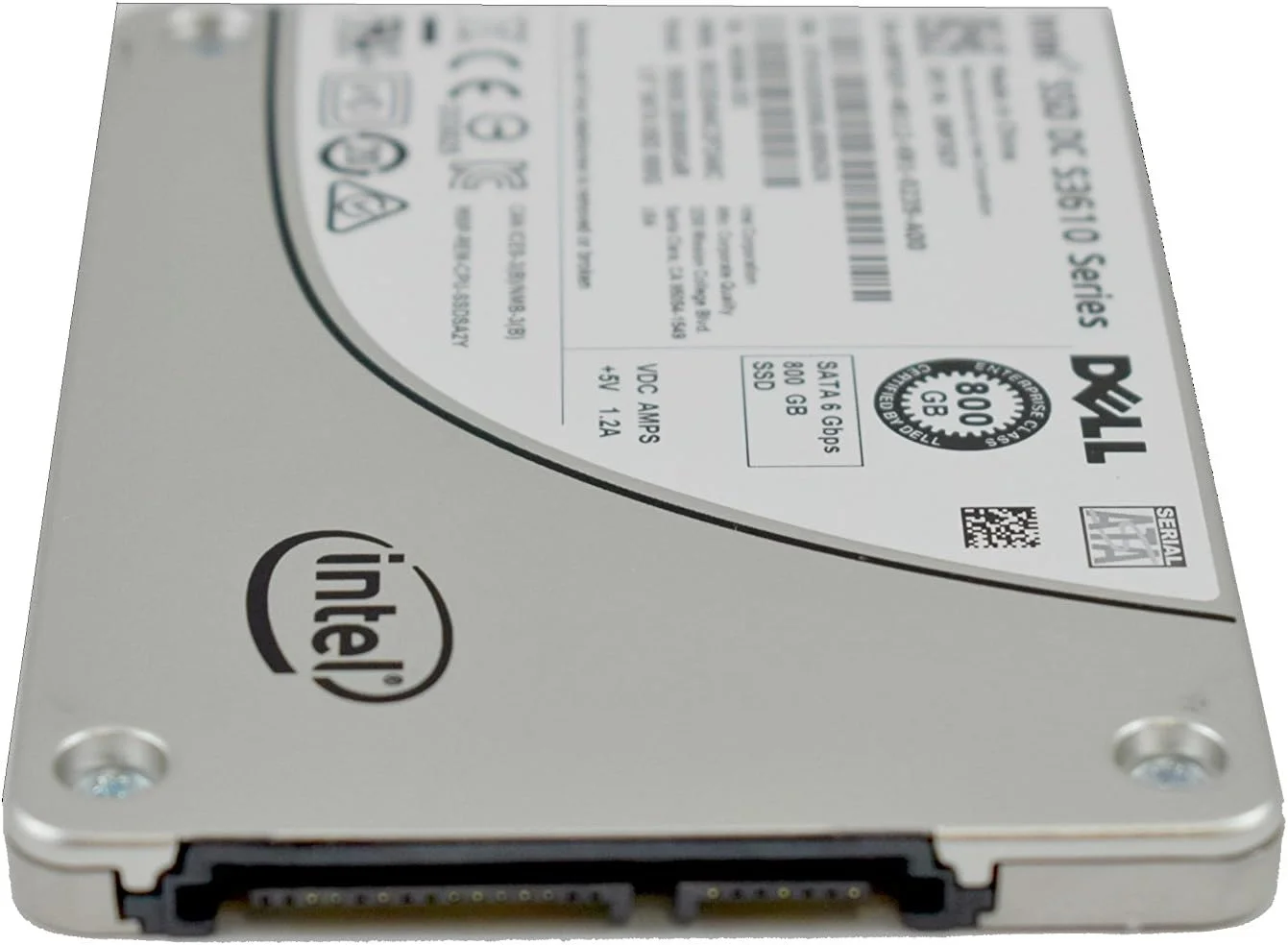 درایو حالت جامد 800 گیگابایتی اینتل سری DC S3610 مدل SSDSC2BX800G401، 2.5 اینچی SATA 6Gb/s 7mm MLC SSD