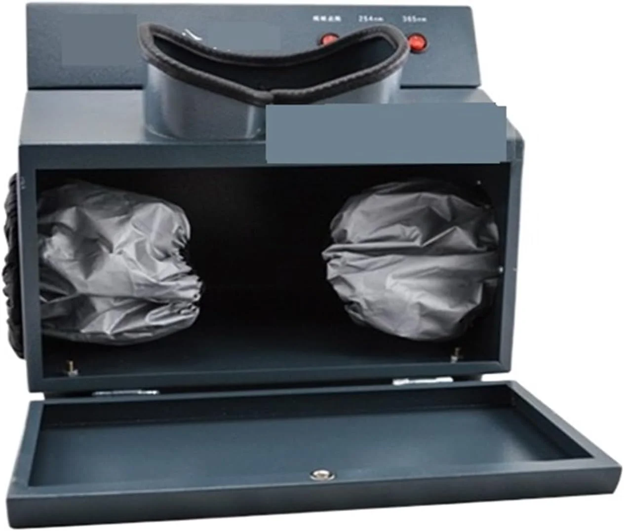 نورسنج UV مدل WFH-203B، آنالیزور سه منظوره UV جعبه سیاه برای تشخیص UV با طول موج 254 نانومتر و 365 نانومتر، کاربردی و بادوام