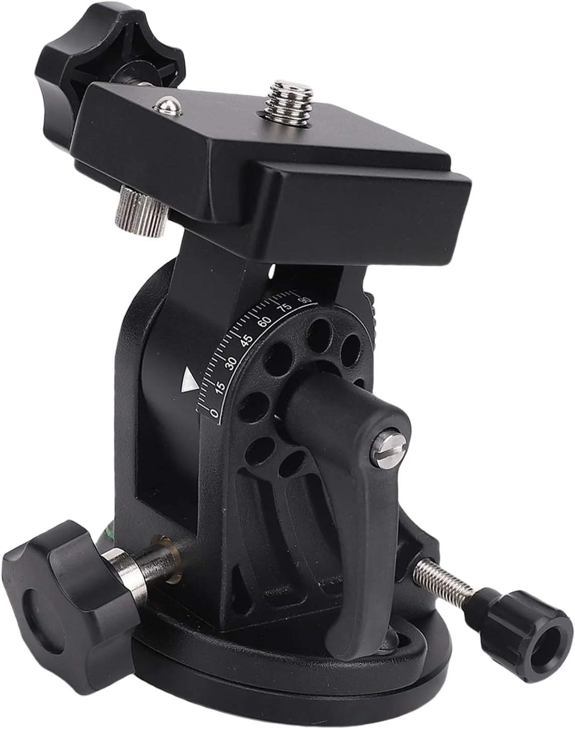 پایه تنظیم عرض جغرافیایی آلیاژ آلومینیوم مناسب برای نصب تلسکوپ میدان ستاره ای 0 تا 90 درجه برای عکاسی خورشیدی (مشکی)