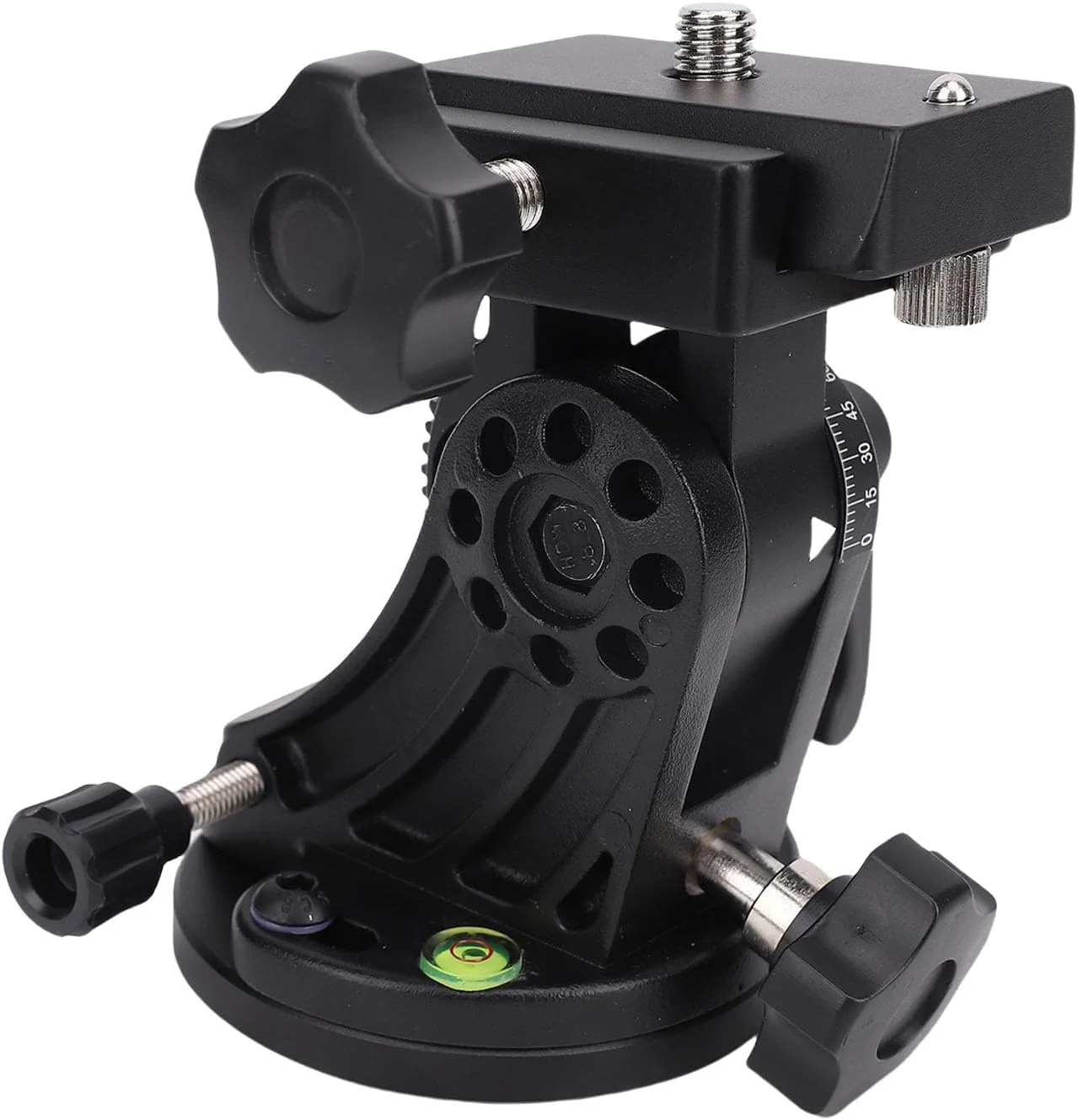 پایه تنظیم عرض جغرافیایی آلیاژ آلومینیوم مناسب برای نصب تلسکوپ میدان ستاره ای 0 تا 90 درجه برای عکاسی خورشیدی (مشکی)