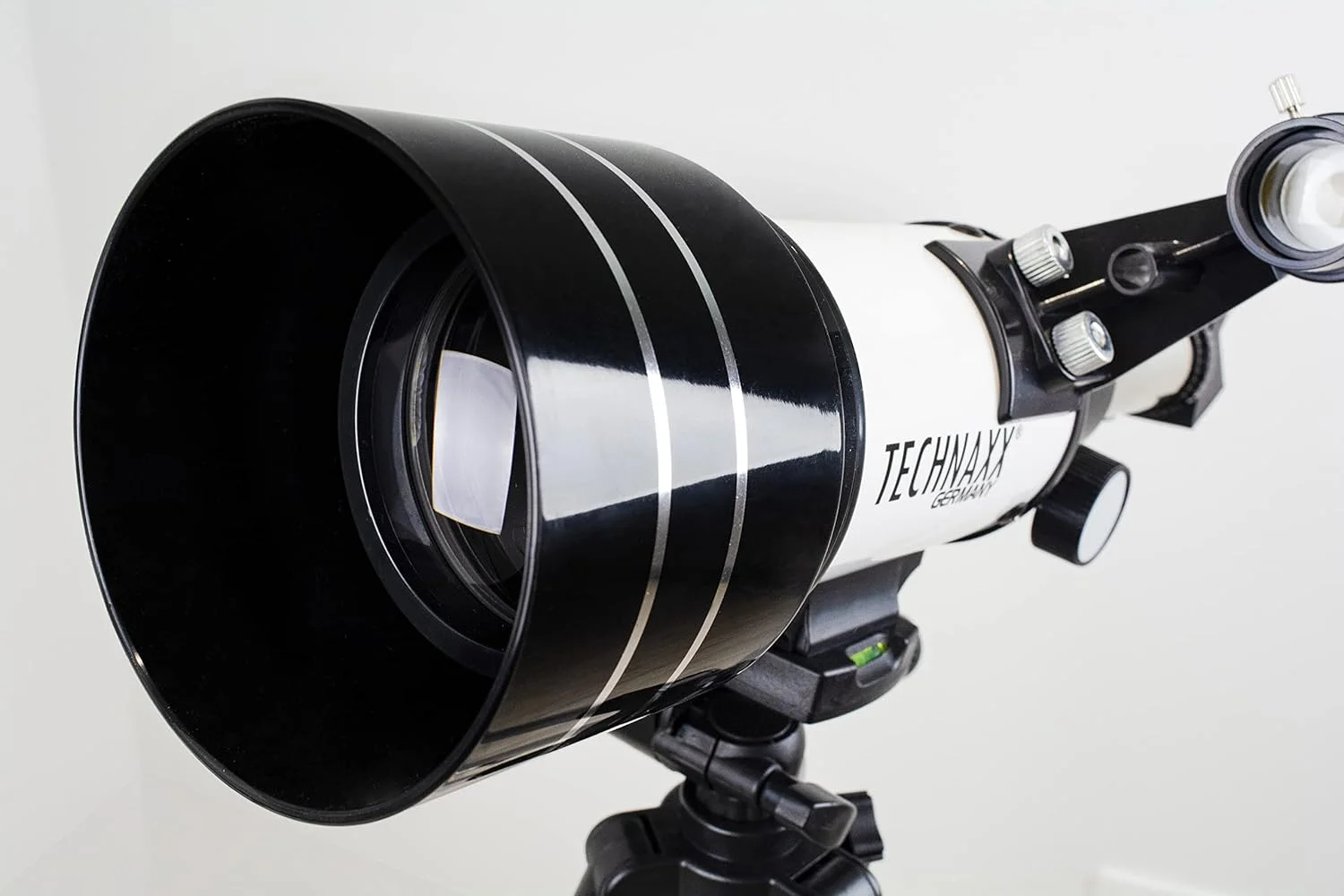 تلسکوپ تکناکس برای مشاهده مناظر و آسمان - سه پایه با قابلیت تنظیم ارتفاع کامل، 3 عدد لنز، لنز بارلو، فیلترهای خورشیدی و نور سبز - تلسکوپ برای بزرگسالان یا کودکان TX-175