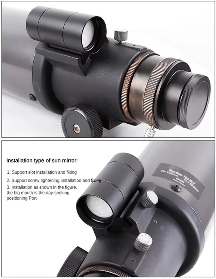 نشانگر خورشیدی برای موقعیت یابی و لوازم جانبی تلسکوپ خورشیدی