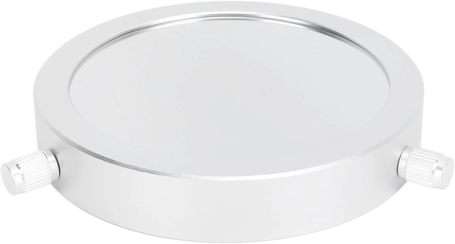 فیلتر خورشیدی فیلم ضخیم، دیافراگم 112 میلی‌متری، لنز شیئی 104-130 میلی‌متری، برای مشاهده ایمن خورشید و تجربه رصدی بهتر، فیلتر خورشیدی تلسکوپ