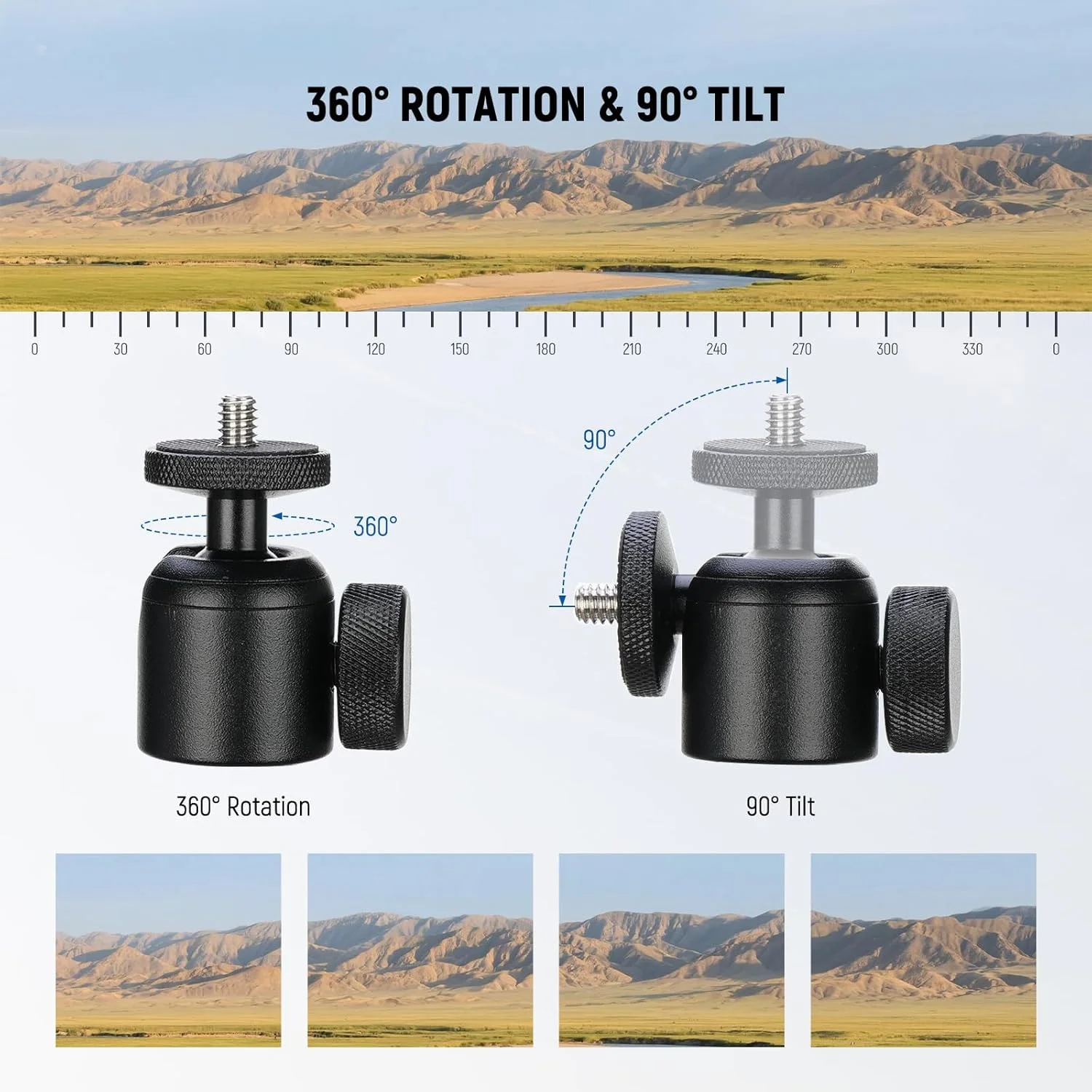 پایه دوربین تله ای نیوور با نگهدارنده پنل خورشیدی، پایه قابل تنظیم 360 درجه برای دوربین های شکار، پایه نصب در فضای باز با پایه 3 شاخه، پیچ 1/4 اینچی برای چراغ های ماهیگیری شبانه و تلسکوپ، مدل CA153 پایه دوربین تله ای نیوور با نگهدارنده پنل خورشیدی، پایه قابل تنظیم 360 درجه برای دوربین های شکار، پایه نصب در فضای باز با پایه 3 شاخه، پیچ 1/4 اینچی برای چراغ های ماهیگیری شبانه و تلسکوپ، مدل CA153