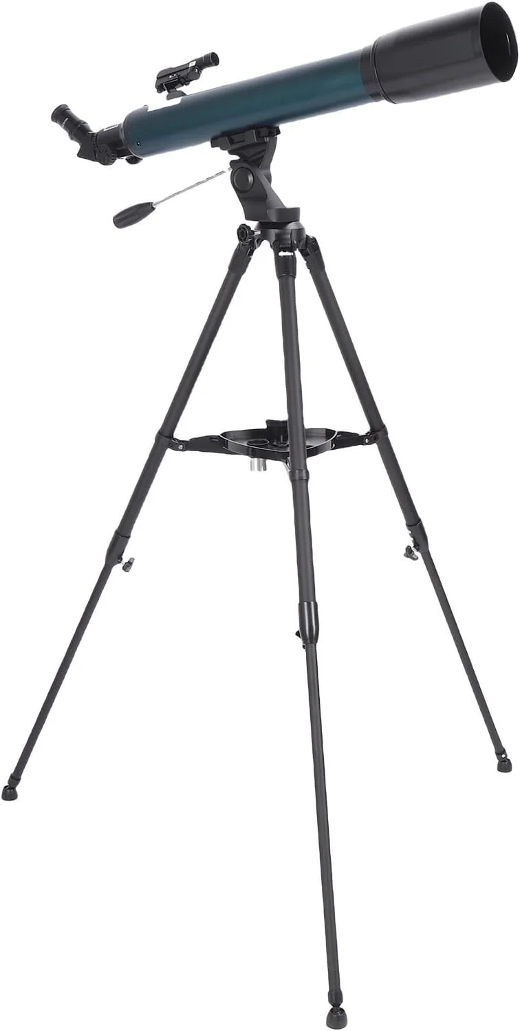 تلسکوپ نجومی برای بزرگسالان، تلسکوپ شکستنی 700x80 میلی‌متری با پوشش چند لایه کامل و سه‌پایه تلسکوپی جمع‌شونده