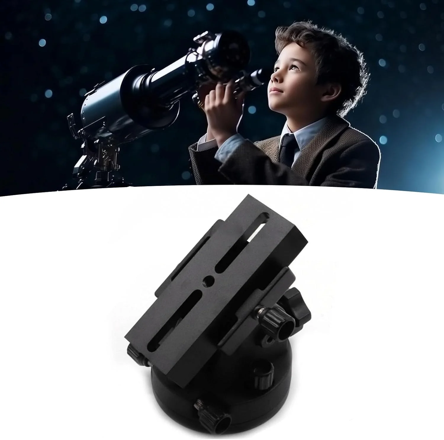 پایه عرض جغرافیایی ابزار گوه آلیاژ آلومینیوم برای تلسکوپ، تنظیم عرض جغرافیایی با پایه پایدار، ردیابی قابل حمل سبک وزن برای رصد ستارگان و مشاهده خورشید