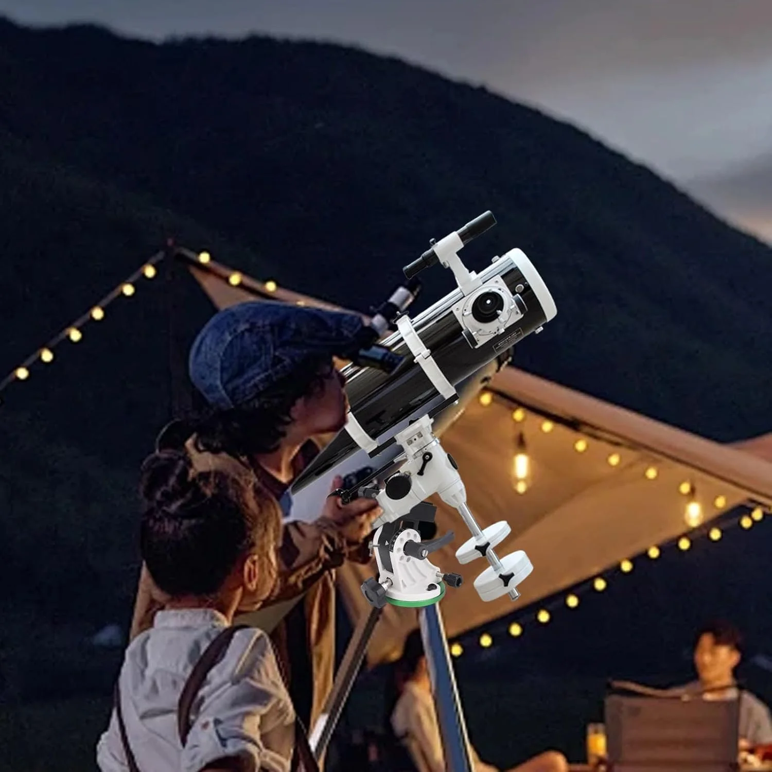 پایه تنظیم عرض جغرافیایی آلومینیومی با رزوه 3/8 اینچ، پایه ابزار استوایی عرض جغرافیایی، تنظیم 0 تا 90 درجه برای مشاهدات نجومی و عکاسی خورشیدی (سبز و سفید) پایه تنظیم عرض جغرافیایی آلومینیومی با رزوه 3/8 اینچ، پایه ابزار استوایی عرض جغرافیایی، تنظیم 0 تا 90 درجه برای مشاهدات نجومی و عکاسی خورشیدی (سبز و سفید)