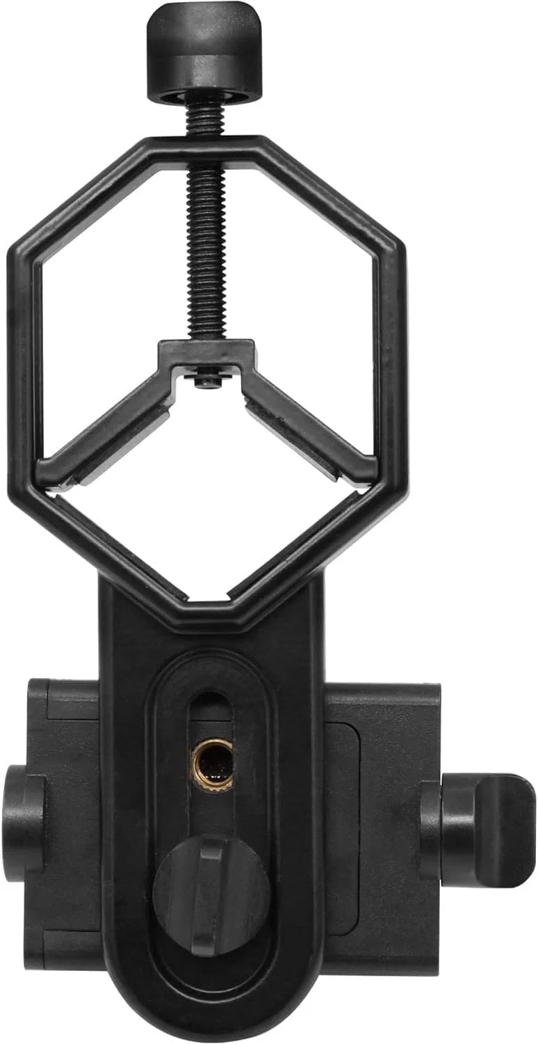 نگهدارنده یونیورسال گوشی موبایل KASTWAVE برای تلسکوپ، آداپتور تلفن هوشمند با قابلیت تنظیم سریع سازگار با دوربین های دیدبانی، میکروسکوپ، تک چشمی، دوربین دوچشمی - مناسب برای همه برندهای تلفن هوشمند