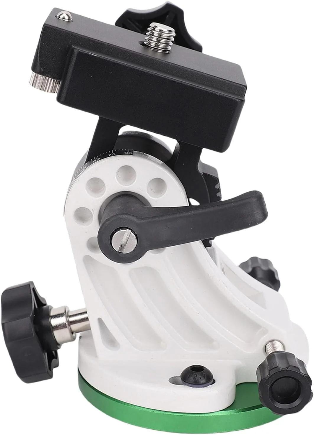 پایه استوایی تلسکوپ آلیاژ آلومینیوم با قابلیت تنظیم عرض جغرافیایی برای لوازم جانبی عکاسی تلسکوپ نجومی مناسب برای Sky Watcher 0 تا 90 درجه با پایه آلیاژ آلومینیوم 3/8 اینچی (سبز و سفید)