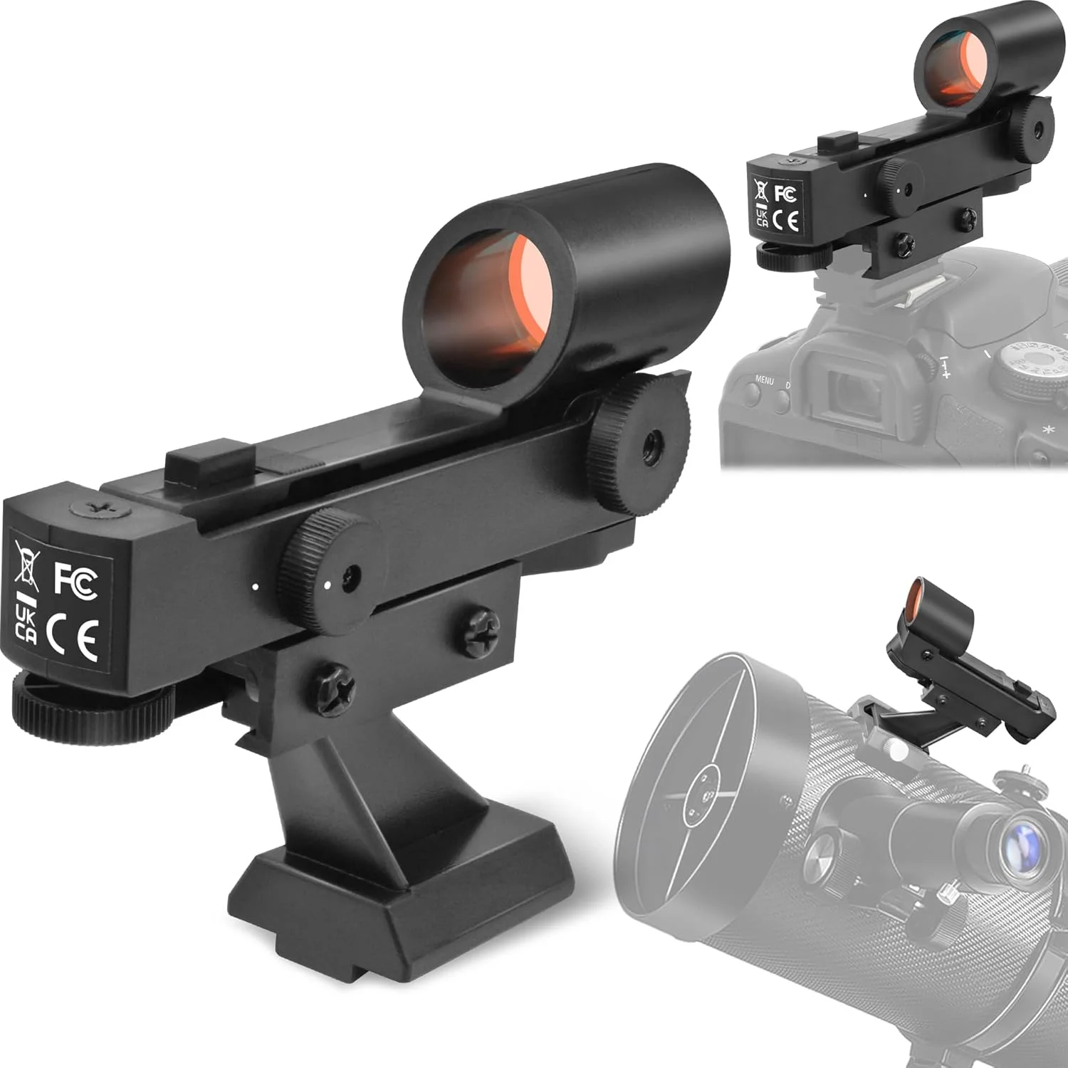 نشانگر ستاره‌یاب Alstar برای تلسکوپ‌های نجومی به همراه براکت کشویی