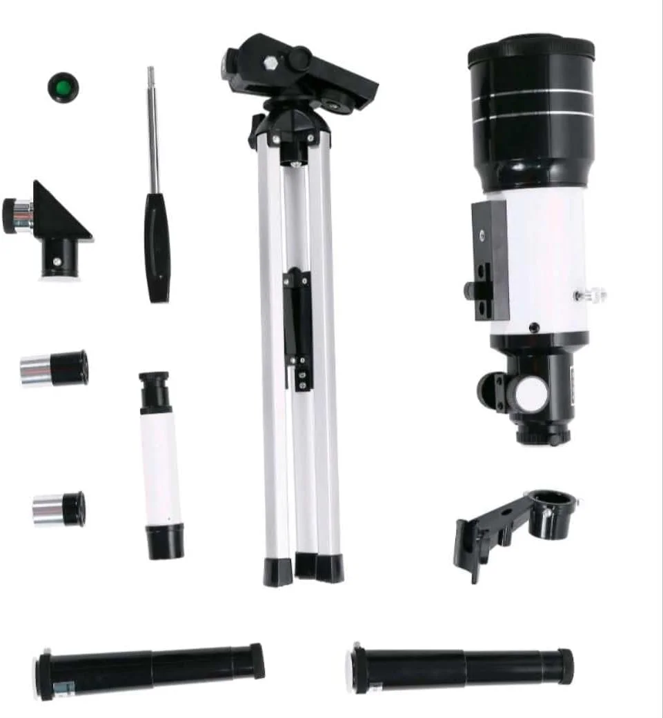 مجموعه تلسکوپ نجومی F30070M با پایه سه پایه، چند چشمی و لوازم جانبی نصب