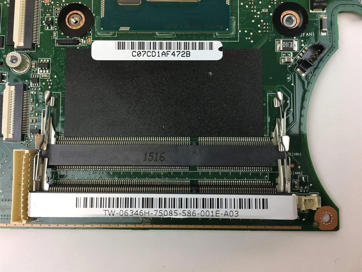 مادربرد لپ تاپ Dell Latitude 12 7204 Rugged با پردازنده I5-4310U مدل 6346H 06346H