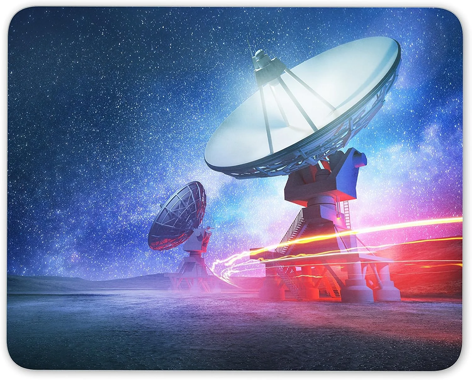 پد ماوس طرح تلسکوپ، فضا، منظومه شمسی، کهکشان و سفینه فضایی
