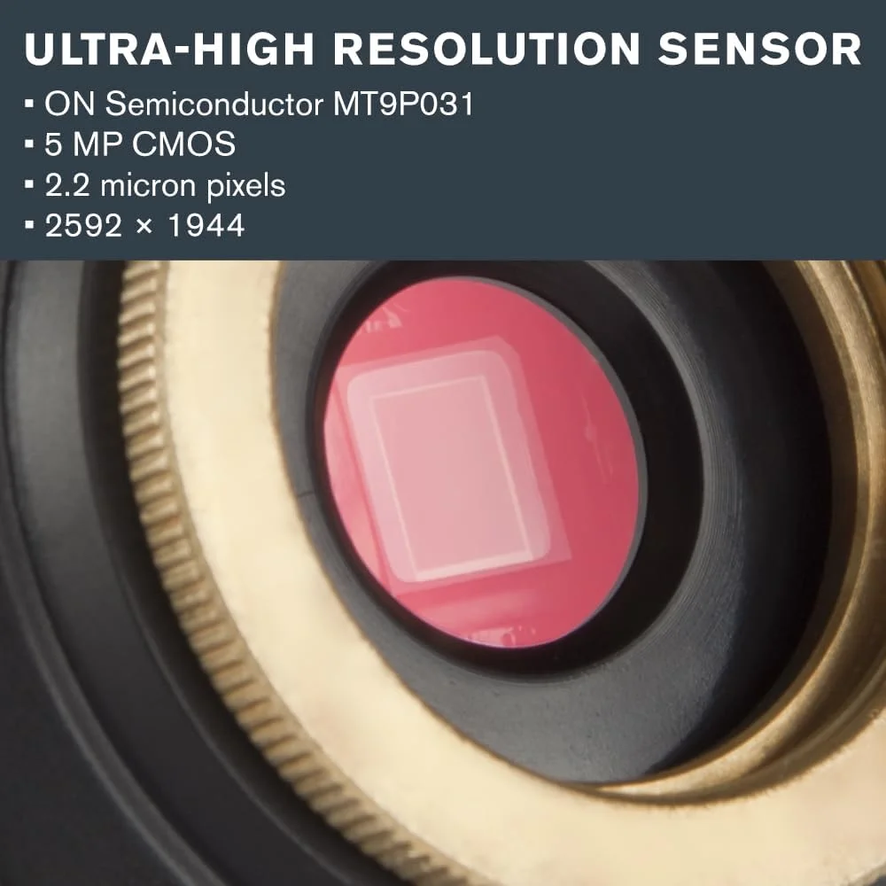 دوربین تصویربرداری منظومه شمسی 5 مگاپیکسلی سلسترون Neximage، مشکی