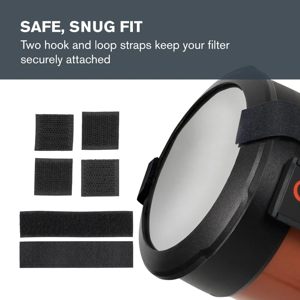 فیلتر خورشیدی 8 اینچی Celestron Eclipsmart SCT و EdgeHD، مشکی