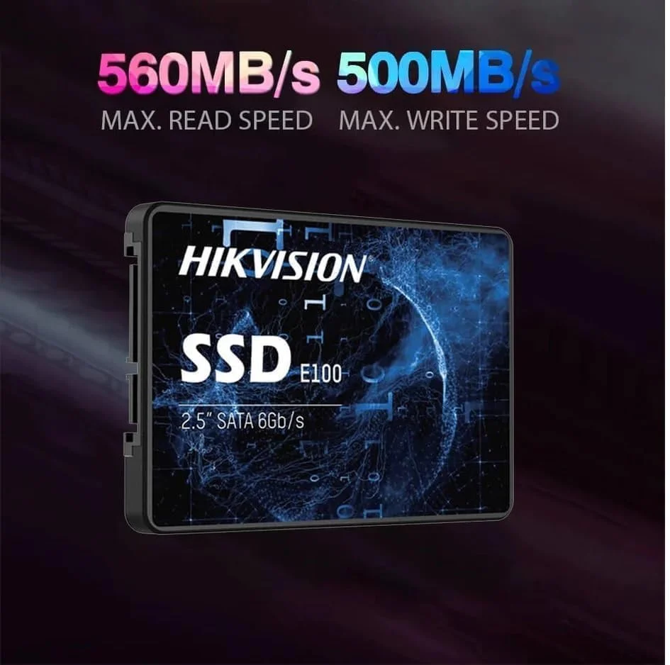 حافظه اس اس دی داخلی 1024 گیگابایتی Hikvision 3D TLC 2.5 اینچی SATA III 6Gb/s با سرعت خواندن تا 550 مگابایت بر ثانیه و سرعت نوشتن 500 مگابایت بر ثانیه حافظه اس اس دی داخلی 1024 گیگابایتی Hikvision 3D TLC 2.5 اینچی SATA III 6Gb/s با سرعت خواندن تا 550 مگابایت بر ثانیه و سرعت نوشتن 500 مگابایت بر ثانیه