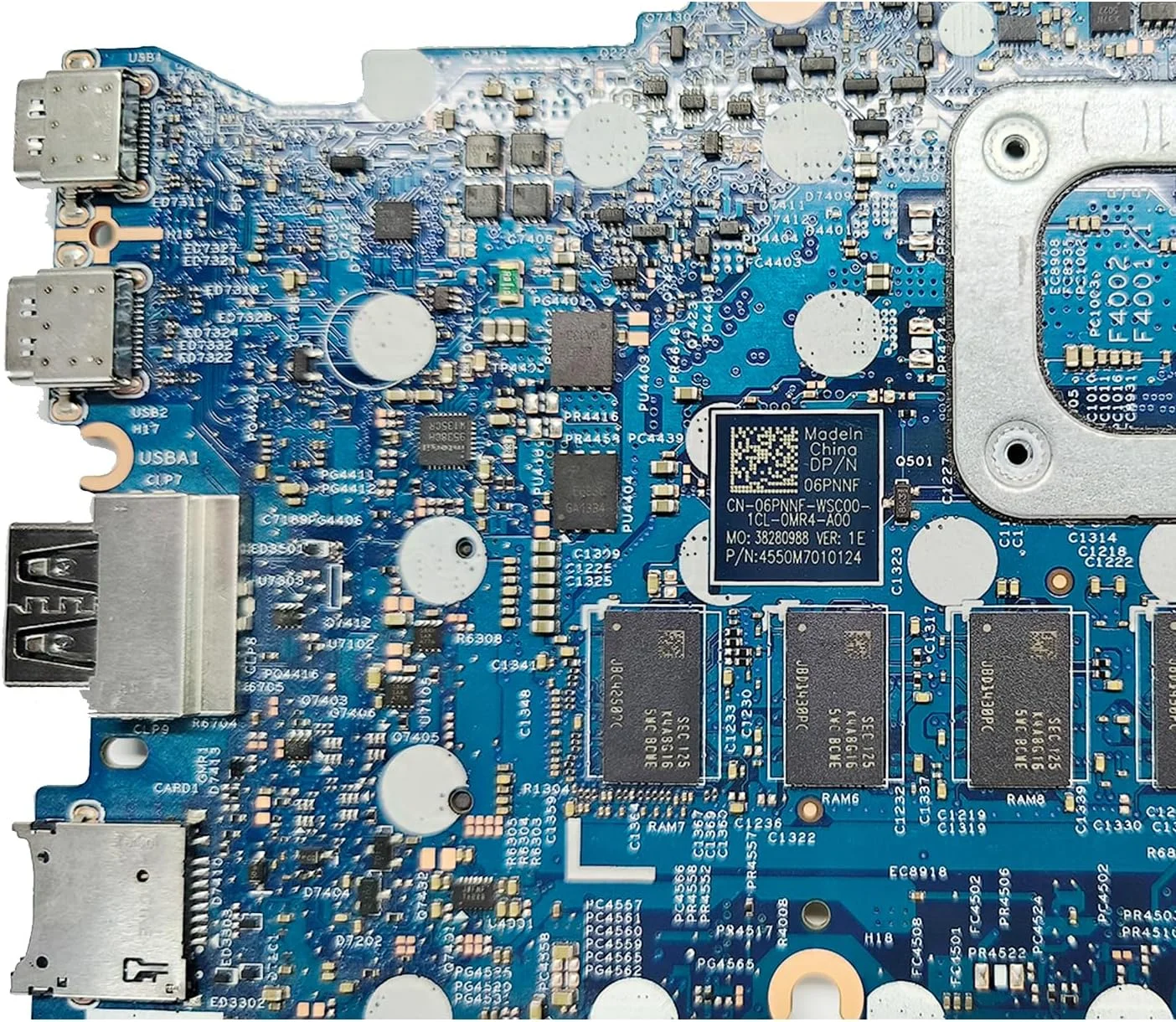 برد اصلی لپ تاپ جایگزین، مناسب برای Dell Latitude 5320 با پردازنده i5-1145G7، حافظه 8 گیگابایت، شماره قطعه 213252-1 UMA 06PNNF 6PNNF CN-06PNNF، تست شده و سالم، آبی برد اصلی لپ تاپ جایگزین، مناسب برای Dell Latitude 5320 با پردازنده i5-1145G7، حافظه 8 گیگابایت، شماره قطعه 213252-1 UMA 06PNNF 6PNNF CN-06PNNF، تست شده و سالم، آبی