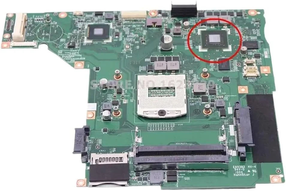 مادربرد لپ تاپ GP60 CX60 CX61 مدل MS-16GD1، برد اصلی HM86 PGA947 گرافیک GT740M 2GB