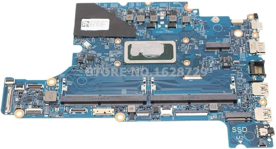مادربرد لپ تاپ برای مدل های 3400 و 3500، پردازنده SRD1V I3-8145U، شماره قطعه 17938-1 FW8G6 CN-0X7J0V 0X7J0V X7J0V