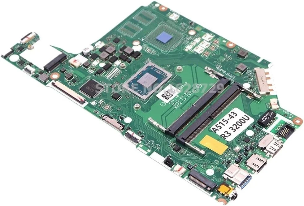 مادربرد لپ تاپ مدل NBHF911001 NBHF911002 EH5LP LA-H801P مناسب برای A315-42 A515-43 A315-42G A515-43 با پردازنده R3/R5 DDR4 (پردازنده Ryzen 7 R7-3700)