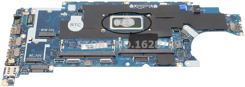 مادربرد لپ تاپ FDZ41 LA-J371P CN-0T4HF7 CN-02FGH4 CN-030CV1 CN-033T9K برای Latitude 5410 با پردازنده نسل دهم (I5-10310U)