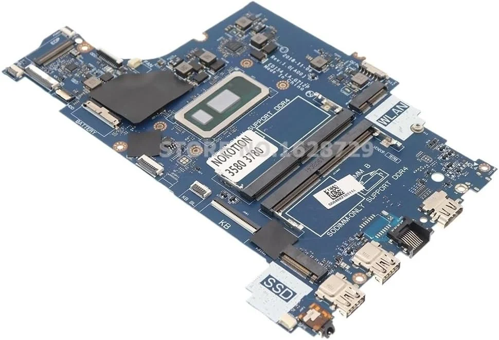 مادربرد لپ تاپ CN-0RPPCD 0RPPCD CN-0TNK0J TNK0J EDI54 LA-G712P برای Inspiron 3580 3780 3588 با پردازنده SRESP 4205U(I5-8265U) مادربرد لپ تاپ CN-0RPPCD 0RPPCD CN-0TNK0J TNK0J EDI54 LA-G712P برای Inspiron 3580 3780 3588 با پردازنده SRESP 4205U(I5-8265U)