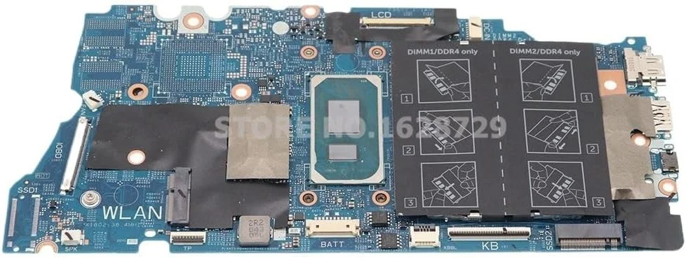 مادربرد لپ تاپ اینسپایرون 14 5400 5406 مدل CN-0FW6F0 0FW6F0 FW6F0 19861-1 با پردازنده SRK05 I5-1135G7