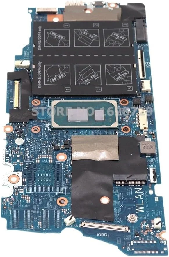 مادربرد لپ تاپ اینسپایرون 14 5400 5406 مدل CN-0FW6F0 0FW6F0 FW6F0 19861-1 با پردازنده SRK05 I5-1135G7