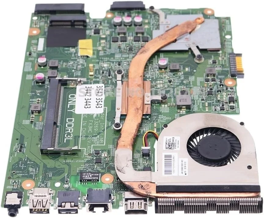 مادربرد لپ تاپ CN-0M8YJ3 0M8YJ3 مناسب برای 15R 3542 3543 3442 3443 مدل 0M8YJ3 13269-1 I3-4005U 820M/840M/920M 2G (Pentium 2957U 3205U)