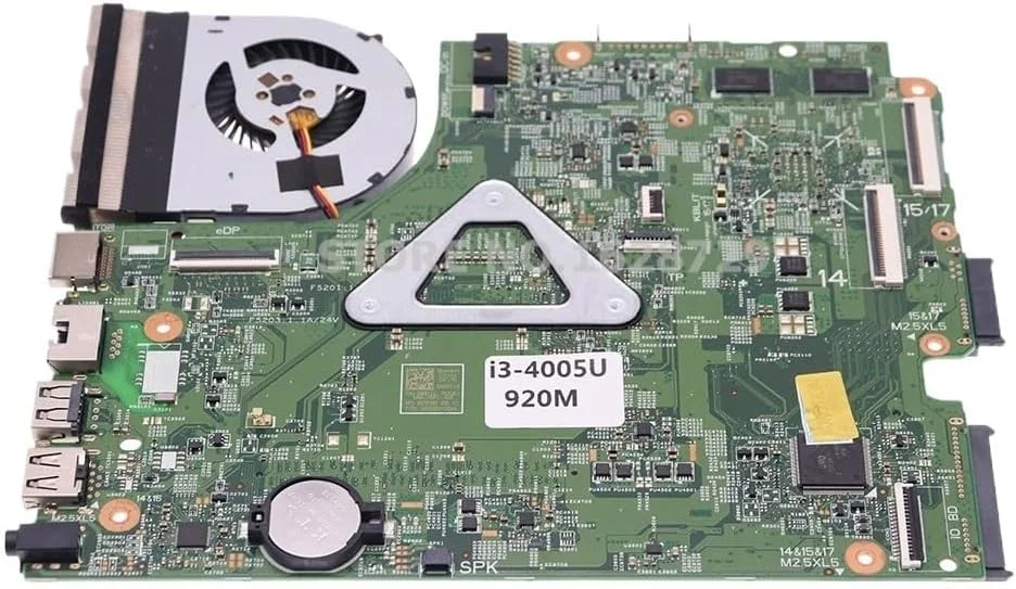 مادربرد لپ تاپ CN-0M8YJ3 0M8YJ3 مناسب برای 15R 3542 3543 3442 3443 مدل 0M8YJ3 13269-1 I3-4005U 820M/840M/920M 2G (Pentium 2957U 3205U)