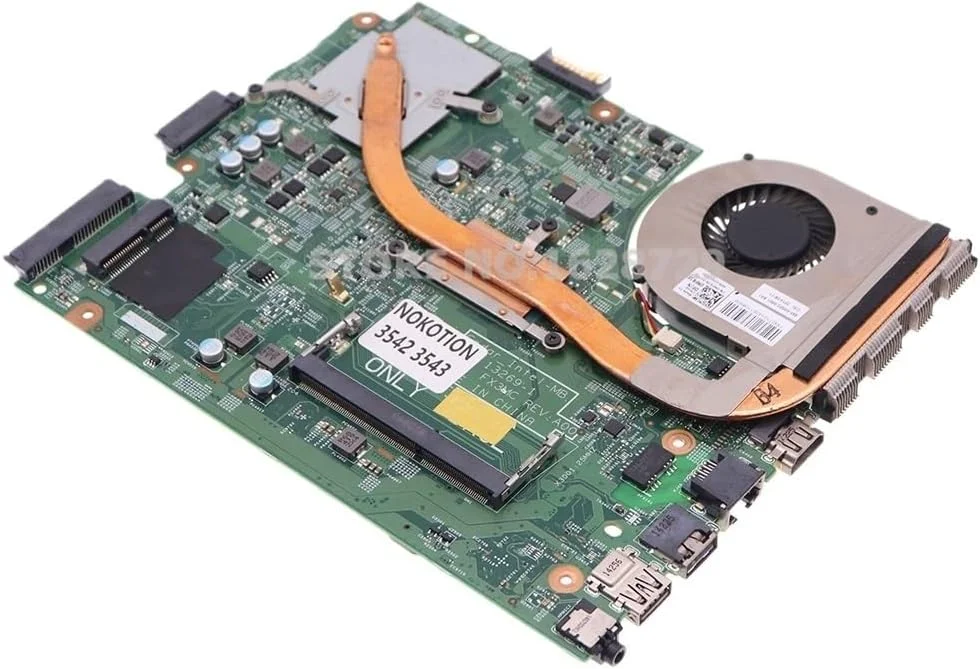 مادربرد لپ تاپ CN-0026CT 0026CT 13269-1 FX3MC برای 15R 3542 3543 3442 3443 SR1DV 2957U + 820M/840M + هیت سینک (Pentium 2957U 3205U) مادربرد لپ تاپ CN-0026CT 0026CT 13269-1 FX3MC برای 15R 3542 3543 3442 3443 SR1DV 2957U + 820M/840M + هیت سینک (Pentium 2957U 3205U)