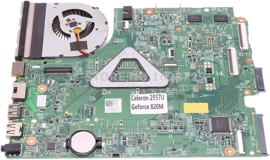 مادربرد لپ تاپ CN-0026CT 0026CT 13269-1 FX3MC برای 15R 3542 3543 3442 3443 SR1DV 2957U + 820M/840M + هیت سینک (Pentium 2957U 3205U) مادربرد لپ تاپ CN-0026CT 0026CT 13269-1 FX3MC برای 15R 3542 3543 3442 3443 SR1DV 2957U + 820M/840M + هیت سینک (Pentium 2957U 3205U)