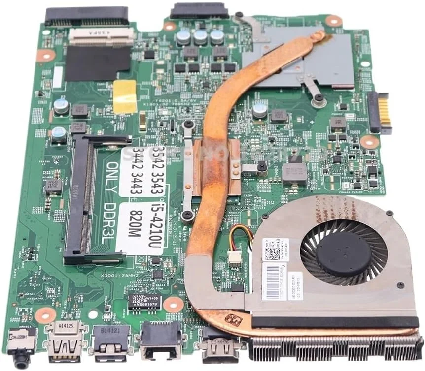 مادربرد CN-01P4HG 01P4HG 13269-1 FX3MC برای 15R 3542 3543 3442 3443 با پردازنده I5-4210U و کارت گرافیک 820M/840M 2G به همراه هیت سینک (قابل استفاده با I7-4510U و i7-4500U)