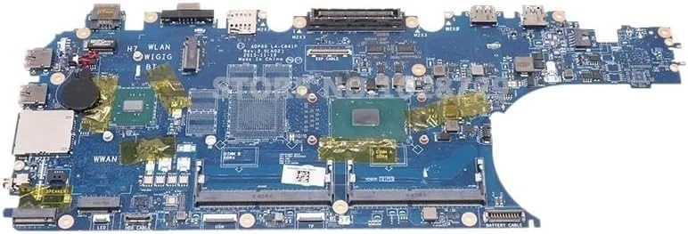 مادربرد لپ تاپ ADP90 LA-C841P CN-0CPTX8 0CPTX8 CPTX8 برای Latitude 5570 E5570 با پردازنده SR2FS I5-6440HQ DDR4
