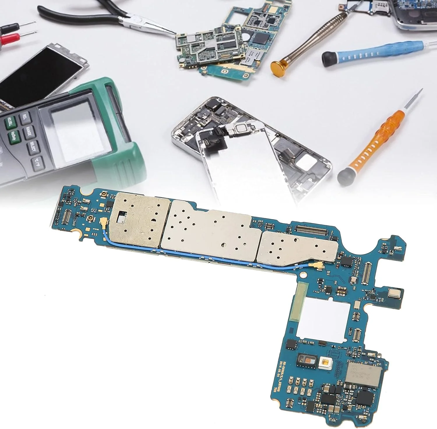 برد اصلی جایگزین برای تلفن همراه، برد اصلی آنلاک شده 32 گیگابایتی برای S7 G935S/K/L، برش و رابط اطمینان حاصل می کند (نسخه کره ای)