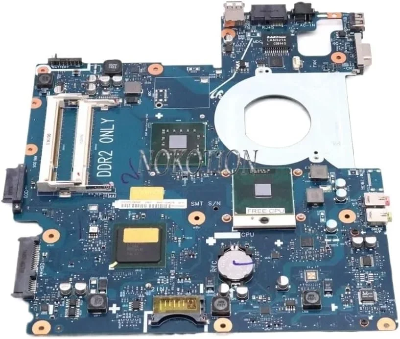 مادربرد لپ تاپ BA92-05467A BA92-05467B برای R510 NP-R510 DDR2 رایگان + هیت سینک مناسب برای R505 (فقط مادربرد)