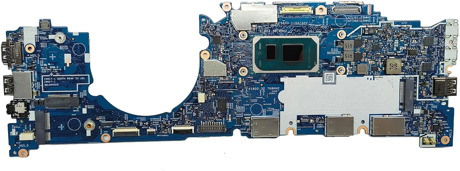 مادربرد جایگزین لپ تاپ دل Latitude 5320 با پردازنده i5-1145G7 و 8 گیگابایت رم، مدل 19817-1 UMA 0XHHKK XHHKK CN-0XHHKK، تست شده و سالم، آبی