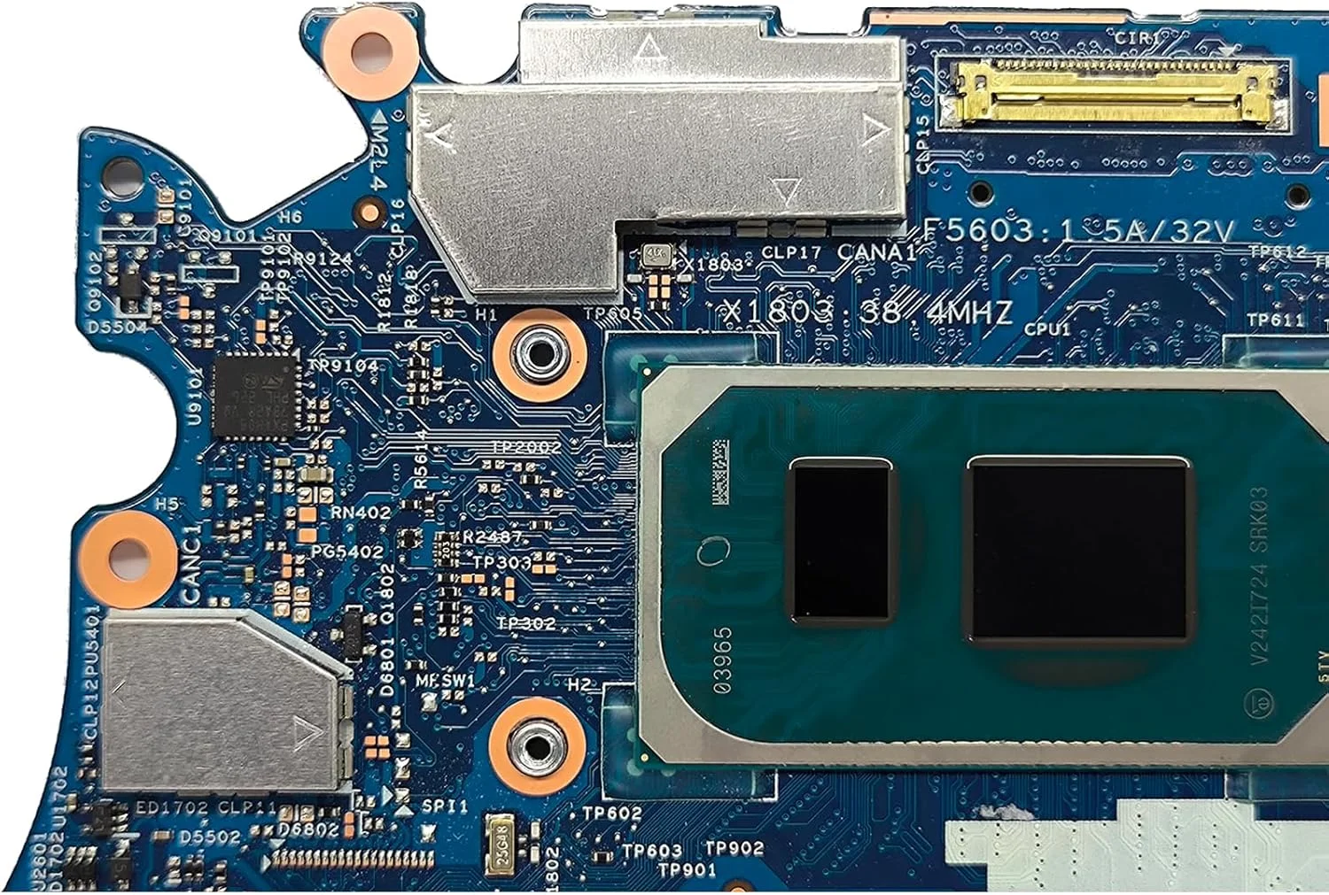 مادربرد جایگزین لپ تاپ دل Latitude 5320 با پردازنده i5-1145G7 و 8 گیگابایت رم، مدل 19817-1 UMA 0XHHKK XHHKK CN-0XHHKK، تست شده و سالم، آبی