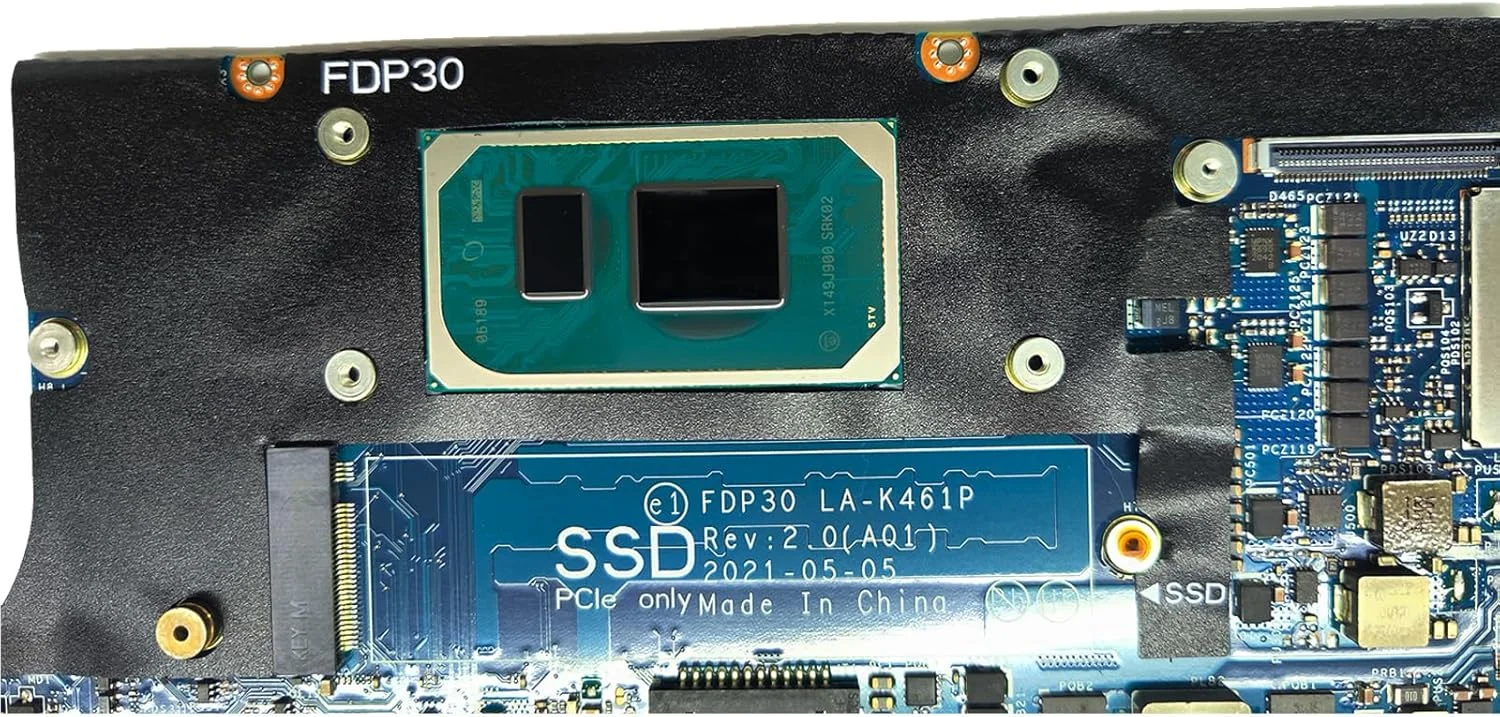مادربرد جایگزین لپ تاپ، برد اصلی CPU برای Dell XPS 13 9305 با I7-1165G7 8GB FDP30 LA-K461P 0WPY05 WPY05 CN-0WPY05 تست شده و سالم، آبی مادربرد جایگزین لپ تاپ، برد اصلی CPU برای Dell XPS 13 9305 با I7-1165G7 8GB FDP30 LA-K461P 0WPY05 WPY05 CN-0WPY05 تست شده و سالم، آبی