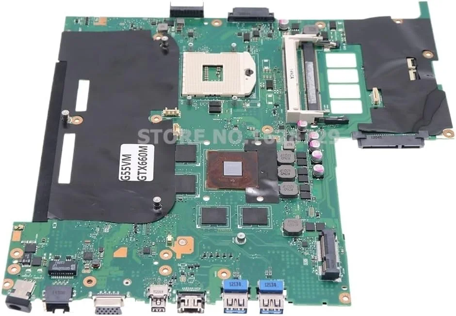 برد اصلی G55VM REV 2.1 برای مادربرد لپ تاپ G55VM گرافیک DDR3 GTX660M برد اصلی G55VM REV 2.1 برای مادربرد لپ تاپ G55VM گرافیک DDR3 GTX660M