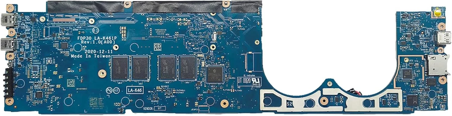 مادربرد جایگزین لپ تاپ، برد اصلی CPU برای Dell XPS 13 9305 با پردازنده I5-1145G7، حافظه 8 گیگابایت، مدل FDP30 LA-K461P 0MM15H MM15H CN-0MM15H، تست شده و سالم، آبی مادربرد جایگزین لپ تاپ، برد اصلی CPU برای Dell XPS 13 9305 با پردازنده I5-1145G7، حافظه 8 گیگابایت، مدل FDP30 LA-K461P 0MM15H MM15H CN-0MM15H، تست شده و سالم، آبی