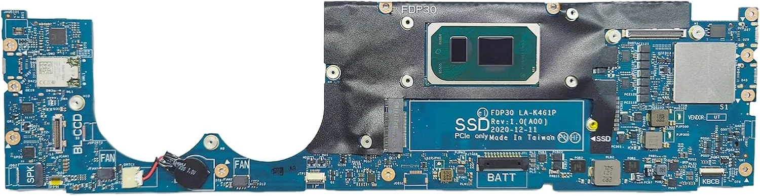 مادربرد جایگزین لپ تاپ، برد اصلی CPU برای Dell XPS 13 9305 با پردازنده I5-1145G7، حافظه 8 گیگابایت، مدل FDP30 LA-K461P 0MM15H MM15H CN-0MM15H، تست شده و سالم، آبی مادربرد جایگزین لپ تاپ، برد اصلی CPU برای Dell XPS 13 9305 با پردازنده I5-1145G7، حافظه 8 گیگابایت، مدل FDP30 LA-K461P 0MM15H MM15H CN-0MM15H، تست شده و سالم، آبی