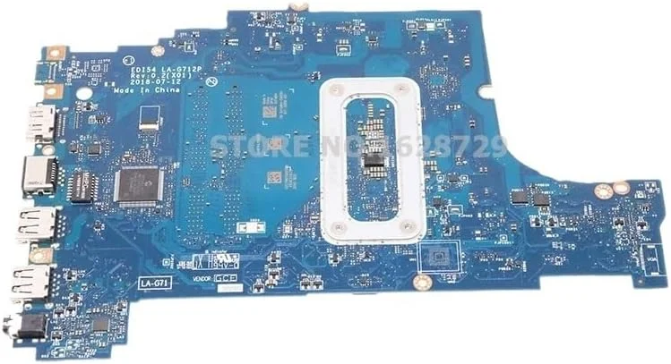 مادربرد لپ تاپ EDI54 LA-G712P CN-0VFMW4 0VFMW4 VFMW4 برای اینسپایرون 3580 3780 3588 با پردازنده SRFFX I5-8265U