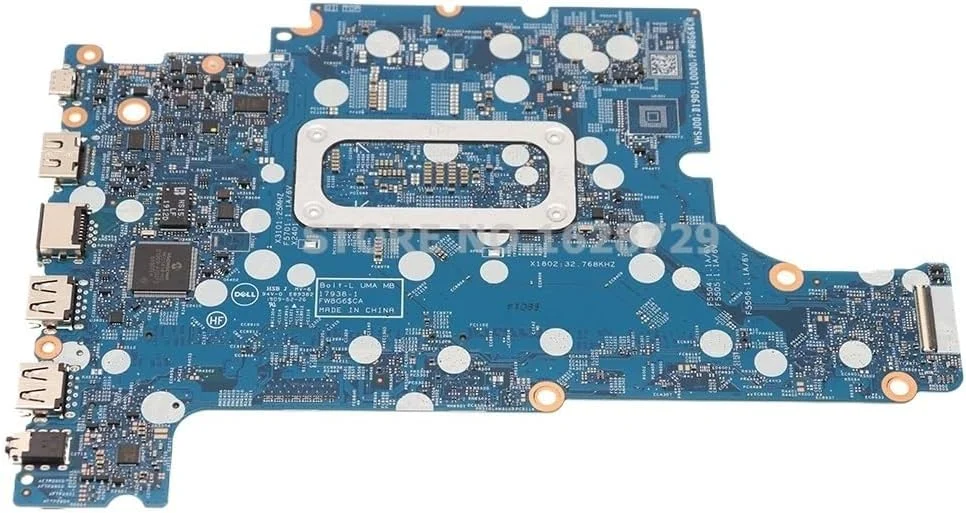 مادربرد لپ تاپ اینسپایرون 3400 3500 مدل SRD1V I3-8145U 17938-1 FW8G6 CN-0X7J0V 0X7J0V X7J0V